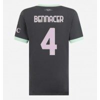 Camiseta AC Milan Ismael Bennacer #4 Tercera Equipación para mujer 2024-25 manga corta